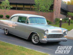 Картинка street car автомобили chevrolet belair