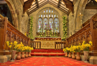 Картинка интерьер убранство роспись храма