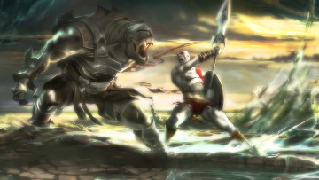 Картинка god of war видео игры