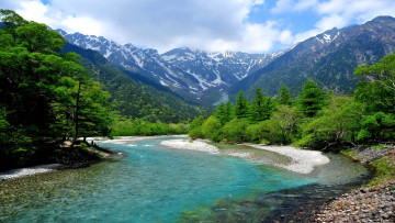 Картинка природа реки озера горы лес река