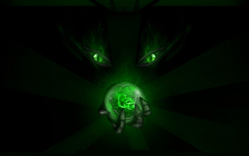 Картинка 3д графика 3d eyes глаза демон