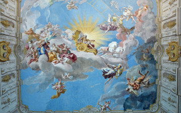 Картинка интерьер убранство роспись храма