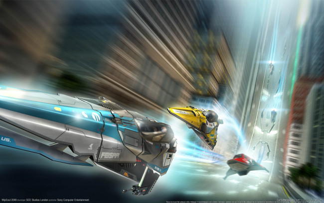 Обои картинки фото wipeout, 2048, видео, игры
