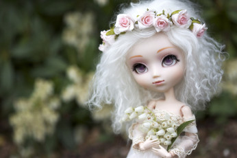 Картинка разное игрушки кукла венок