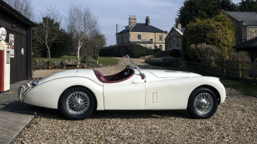 обоя jaguar, xk120, автомобили, land, rover, ltd, великобритания