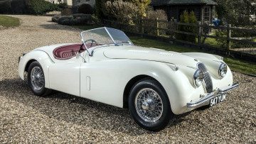 Картинка jaguar xk120 автомобили land rover ltd великобритания