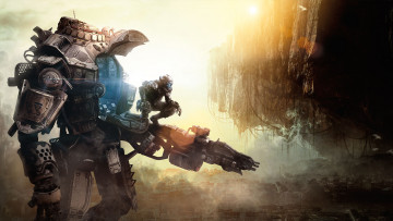 Картинка titanfall видео игры робот