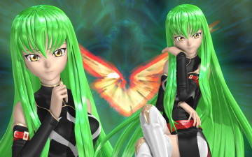 Картинка 3д графика anime аниме волосы девушки