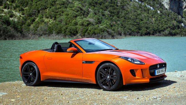 Обои картинки фото jaguar, type, автомобили, land, rover, ltd, великобритания