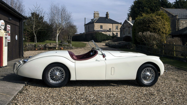 Обои картинки фото jaguar, xk120, автомобили, land, rover, ltd, великобритания