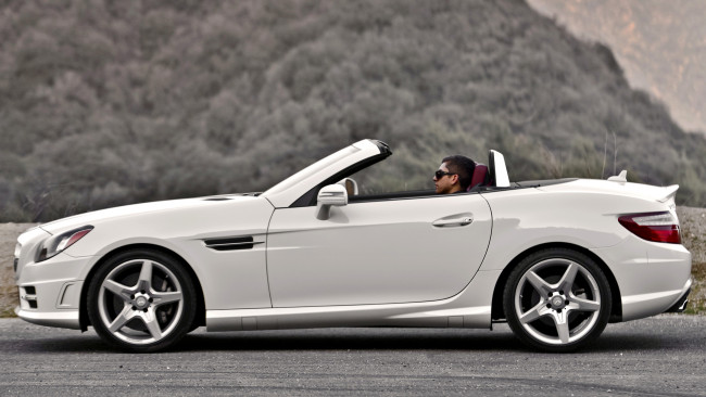 Обои картинки фото mercedes, slk, автомобили, benz, германия, daimler, ag