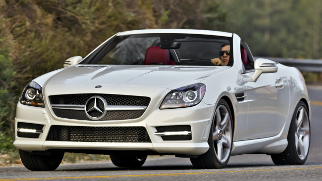 Обои картинки фото mercedes, slk, автомобили, benz, германия, daimler, ag