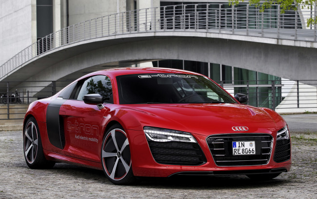 Обои картинки фото автомобили, audi, r8, e-tron, cars