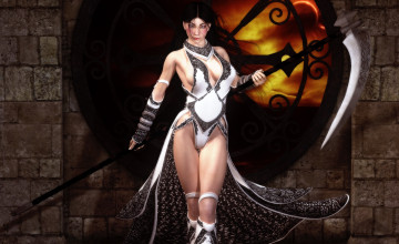 Картинка 3д+графика амазонки+ amazon взгляд оружие девушка