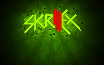 обоя музыка, skrillex, фон, надпись