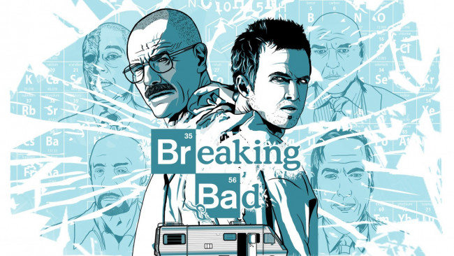 Обои картинки фото рисованные, кино, breaking, bad