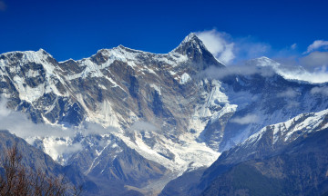 Картинка природа горы небо облака