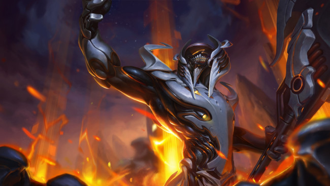 Обои картинки фото видео игры, heroes of newerth, воин, art, moba, ascension, heroes, of, newerth, pharaoh