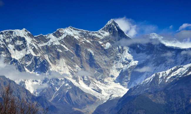 Обои картинки фото природа, горы, небо, облака