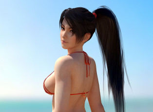 Картинка 3д+графика люди+ people взгляд девушка фон