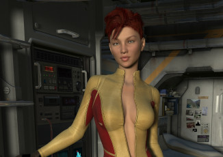 Картинка 3д+графика фантазия+ fantasy взгляд фон девушка