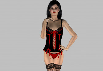 Картинка 3д+графика люди+ people девушка фон взгляд