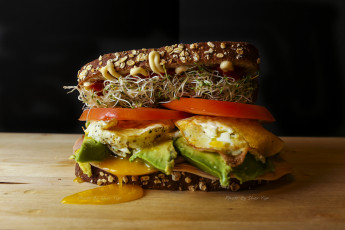 Картинка еда бутерброды +гамбургеры +канапе бутер