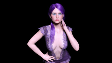 Картинка 3д+графика люди+ people фон взгляд девушка