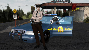 Картинка 3д+графика люди+ people фон взгляд девушка