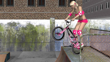 Картинка 3д+графика спорт+ sport взгляд девушка фон