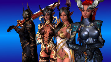 обоя 3д графика, существа , creatures, кастаники, взгляд, фон