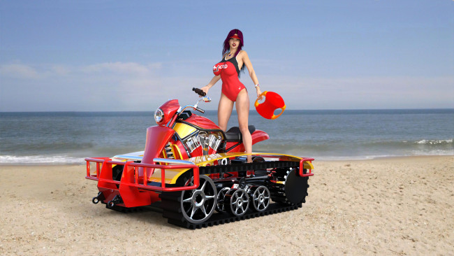 Обои картинки фото 3д графика, люди-авто, мото , people- car ,  moto, девушка, взгляд, фон