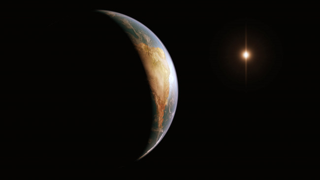 Обои картинки фото космос, арт, планета, вселенная, звезды, галактика