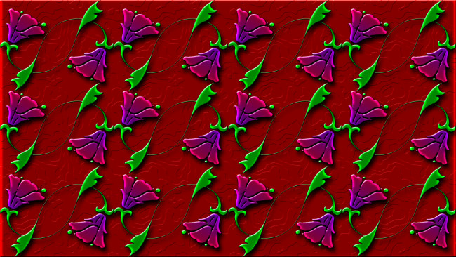 Обои картинки фото векторная графика, цветы , flowers, узор, фон, цвета