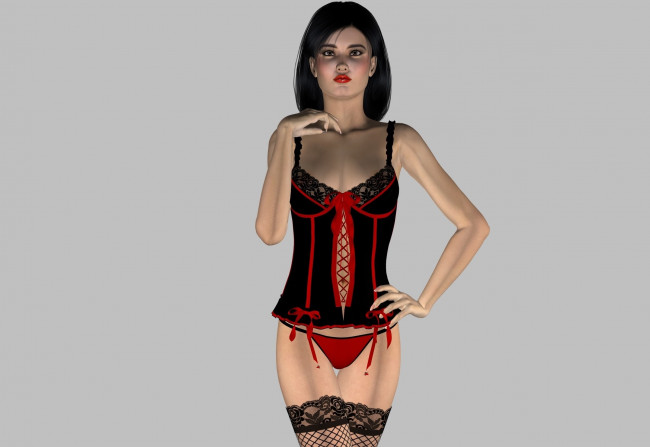 Обои картинки фото 3д графика, люди , people, девушка, фон, взгляд