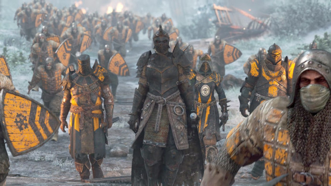 Обои картинки фото видео игры, for honor, доспехи, отряд, рыцари