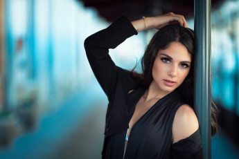 Картинка девушка+в+чёрном+белье девушки -+брюнетки +шатенки девушка красивая супер секси няша нежная классная модница лапочка мадам sabrina