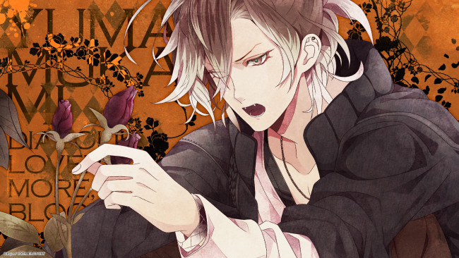 Обои картинки фото аниме, diabolik lovers, diabolik, lovers