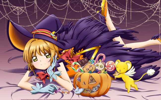 Обои картинки фото аниме, card captor sakura, сакура, собирательница, карт