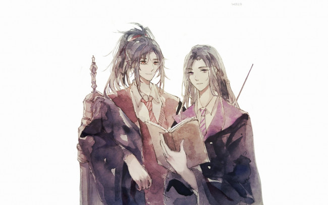 Обои картинки фото аниме, mo dao zu shi, the, untamed, неукротимый, повелитель, чэньцин, мосян, тунсю, mo, dao, zu, shi, магистр, дьявольского, культа