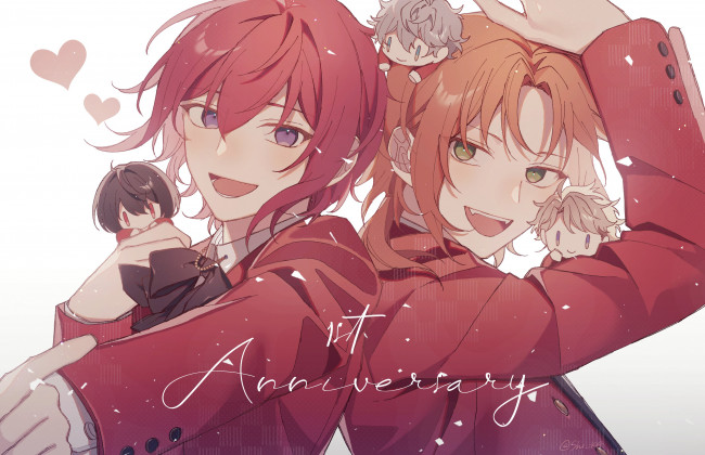 Обои картинки фото аниме, ensemble stars, ensemble, stars