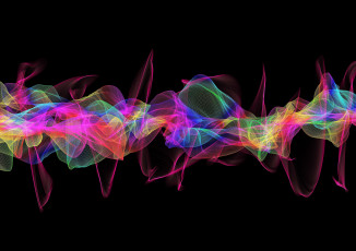 Картинка 3д+графика абстракция+ abstract цвета линия