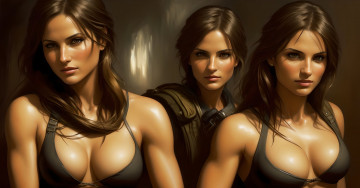 Картинка рисованное люди нейросети графика нейроарт ai art нейронные сети рисунки нейро искусство девушки