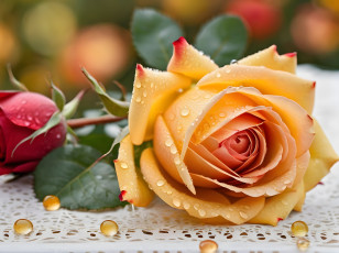 Картинка 3д+графика цветы+ flowers роза