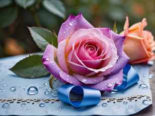 Картинка 3д+графика цветы+ flowers роза