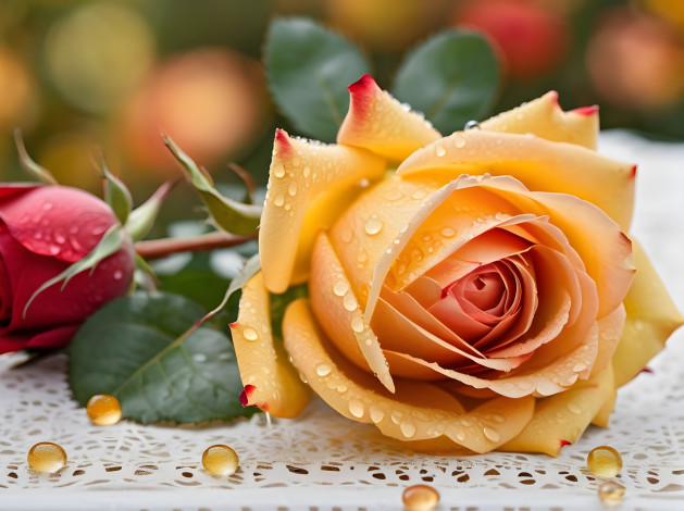 Обои картинки фото 3д графика, цветы , flowers, роза