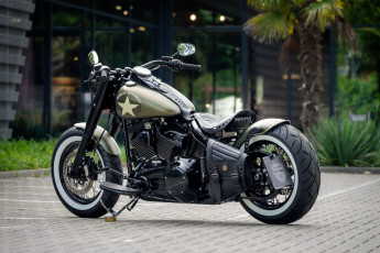 Картинка harley мотоциклы harley-davidson thunderbike customs мотоцикл байк