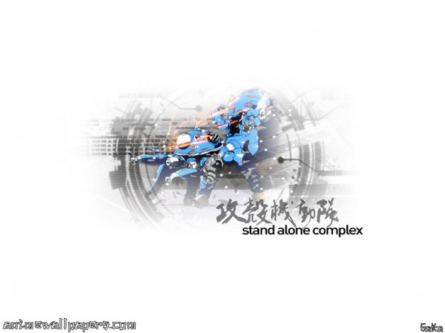 Обои картинки фото ghost, in, the, shell, аниме