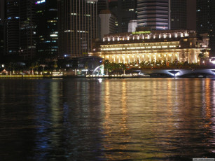 Картинка города огни ночного