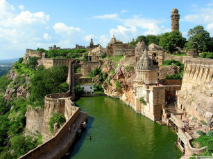Картинка города пейзажи chittorgarh+fort india